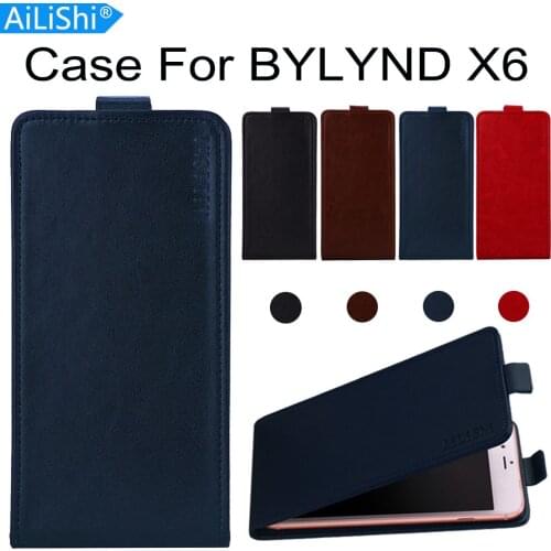 AiLiShi Factory Direct! Case For BYLYND X6 Luxury Flip Hot PU Leather Case Exclusive 100% Special Phone Cover Skin+Tracking