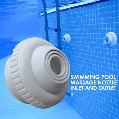 Swimming Pool Spa Return Jet Fitting Massage Nozzle Inlet Outlet Bath Tub Nozzle With Adjustable Jet Eyeball Pool Accessories