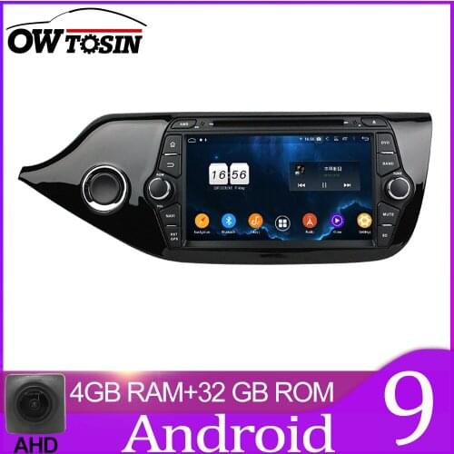 Owtosin Car Radio Multimedia Video Player Navigation GPS Android 9.0 For KIA CEED 2013 2014 2015 2016 Car 4GB RAM 32GB ROM