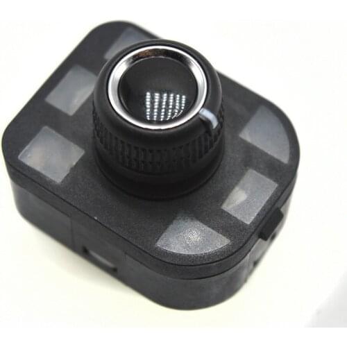 Free shipping! Chrome adjust knob side mirror switch For Audi A4 S4 A4 Allroad Quattro A5 S5 Q5 RS5 RS4 8RD959565 8K0959565C