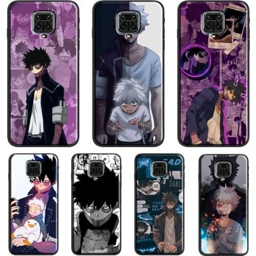 My Hero Academia Dabi BNHA Anime Case For Xiaomi Redmi Note 10 Pro 7 8 9S 8T Note 9 Pro Back Cover For Redmi 9A 9C 9T 7A 8A