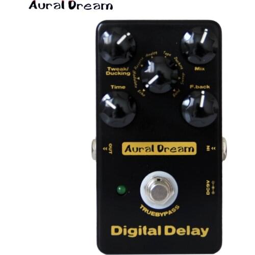 Aural Dream Digital Delay Pedal True Bypass Electric Guitar Effects