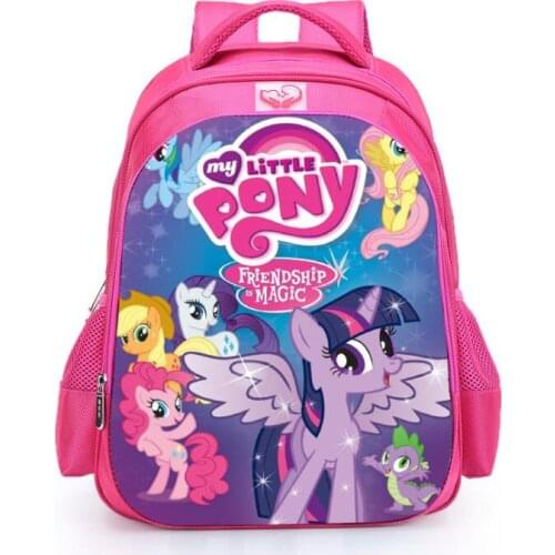 Disney cartoon schoolbag grade 1-3-6 foal new childrens backpack 6-12 years old