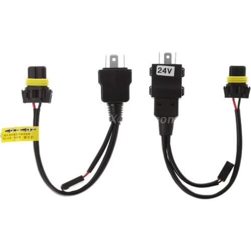 Relay Harness Control Cable For H4 Hi/Lo Bi-Xenon HID Bulbs Wiring Controller