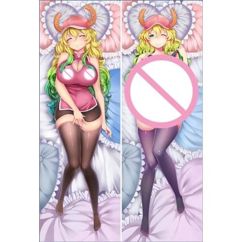 Miss Kobayashis Dragon Maid Kobayashi & Tohru & Kanna Kamui pillow cover Anime Dakimakura Body Pillowcase