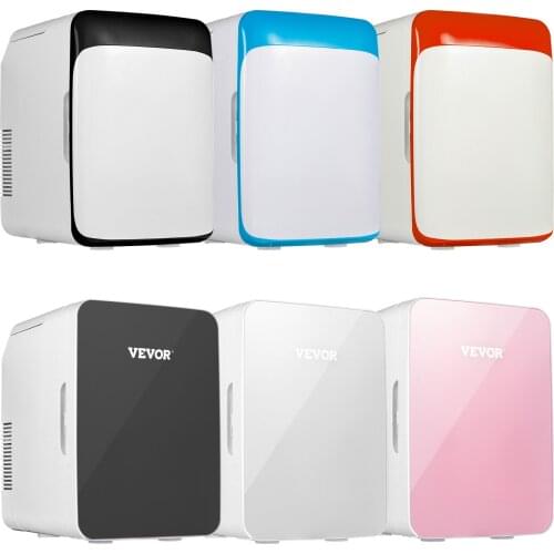 VEVOR 10L Small Fridge Freezer 12V Mini Portable Refrigerator Compressor Car Cooler Warmer for Home Office Motor Vehicle Camping
