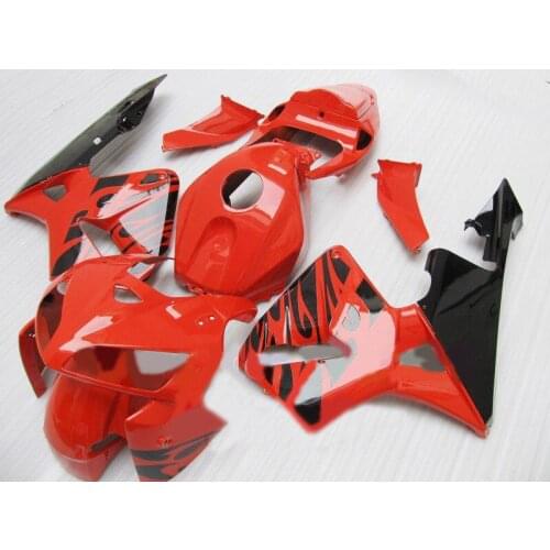 Motorcycle Fairing Kit for HONDA CBR600RR 05 06 CBR 600RR F5 2005 2006 CBR600 ABS Flames red black Fairings set+gifts HX18