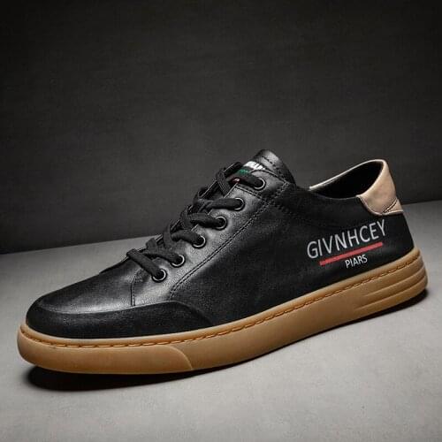 Original Men Casual Shoes Fashion Brand Men Shoes Genuine Leather Flats Sneakers For Mens Luxury Brand Walking Shoes Man