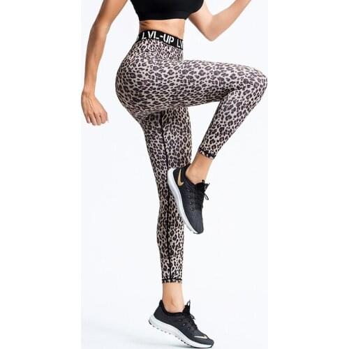 Leggings Sport Women Fitness Seamless Leggings For Sportswear Tights Women Gym Legging High Waist Yoga Pants Leopard Yoga Wear