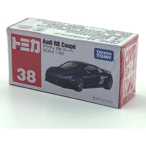 Takara Tomy Tomica 1/62 Audi R8 Coupe Metal Diecast Model Vehicle Toy Car #38