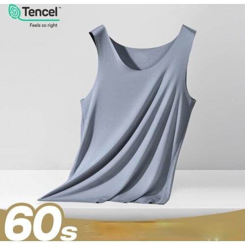 Xiaomi youpin Mens vest 60 Modal sports bottoming shirt solid color vest spring and summer mens tank top vests clothing