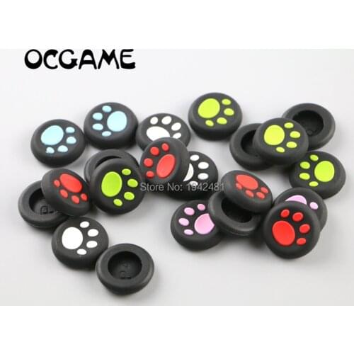 OCGAME 10pcs/lot For PS4 PS3 Xbox360 xbox one Controller CAT PAWS Thumb Analog stick Grips silicone cap