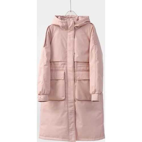 Winter Coat Women Warm Parkas Puffer Jacket Hooded Jackets for Women 2021 Down Coats Female Midi Clothes Jaqueta Feminina HLY151