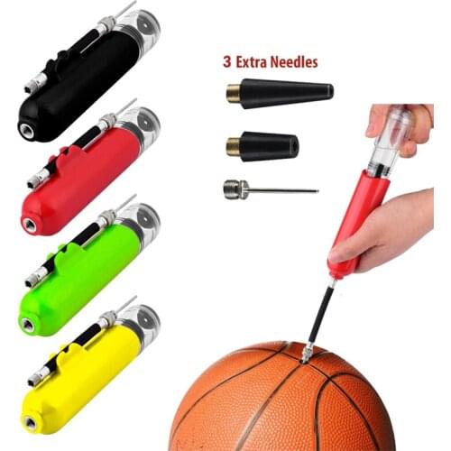 Portable Mini Ball Pump Basketball Football Volleyball Inflator Pump Inflatable Needle Nozzle Accessories Bicycle Sport Supplies
