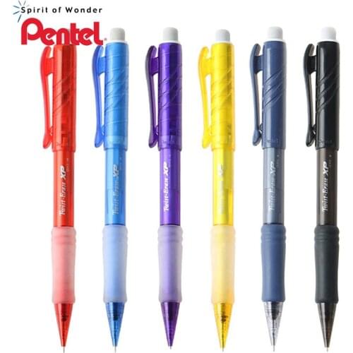 1 Piece Pentel QE415 0.5 mm Student Mechanical Pencil Extra Long Rotating Rubber Pencil Japan
