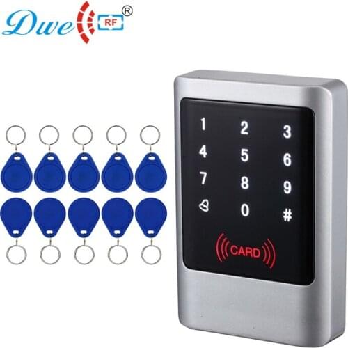 Waterproof IP55 125khz touch keypad standalone access controller with 1000users storage