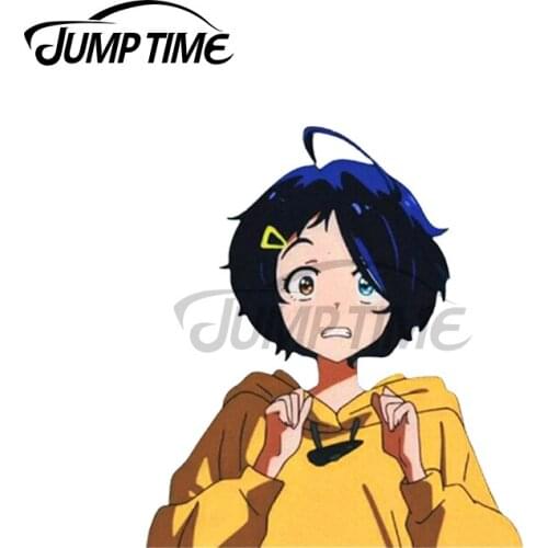 Jump Time 13x12cm For So Cutie Ai Ohto Chibi Peeker Funny Car Sticker Suitable For Any Flat And Smooth Clean Surface Decal Vinyl