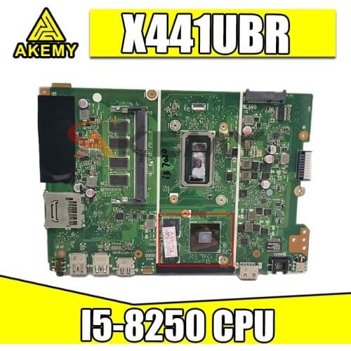 X441UBR mainboard I5-8250 CPU For ASUS X441UV X441UVK X441UR X441URK X441UB laptop motherboard test OK