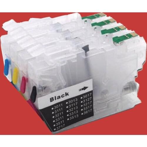 YOTAT LC3111 Refillable ink cartridge LC3111 for Brother DCP-J972N DCP-J973N-W/B DCP-J572 MFC-J893NN