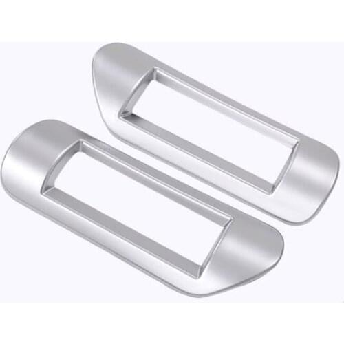 2Pcs/set Car Interior C Pillar Air Outlet Vent Frame Trim Sticker Styling For Land Rover Discovery 5 2017 ABS