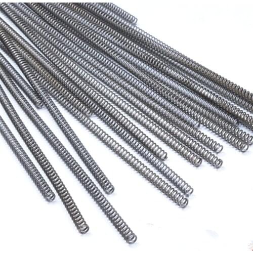 2PCS Compressed Spring Wire Dia. 0.5MM 0.6MM Outside Dia. 3/4/5/6/7/8mm 1000mm Length Release Spring Mechanical Spring Return