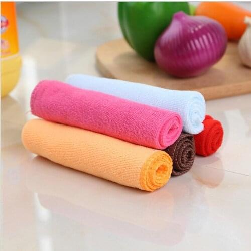 20pcs Microfibre Car Care Cleaning Soft Cloth Kitchen Table Duster Cloth Towel Super Absorbent Car Wash Microfiber Towel