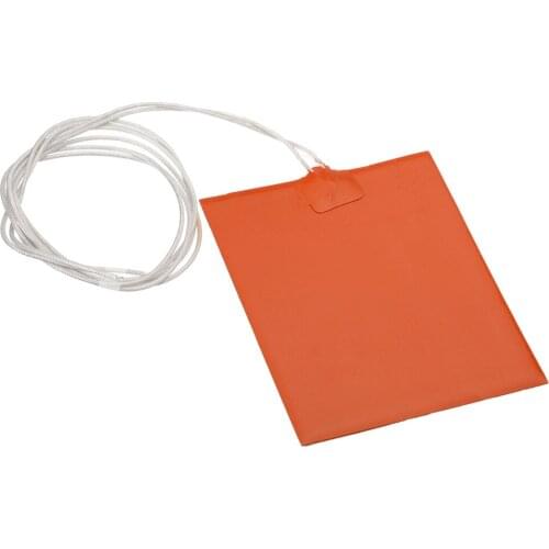 300W Engine Oil Pan Sump Tank Heater Pad 220V Universal Silicone Oil Heating Pad Engine Oil Tank Heating Plate Wear Biological