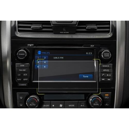 7 Inch Car Navigation Screen Protector for Nissan Altima 2013 2014 2015 2016 2017 2018 Car Screen Tempered Glass Protective Film