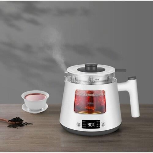 0.8L Automatic Steam Tea Maker Teapot Electric Kettle Boiler Glass Tea Pot Hotel Water Boiler Red/Green/Black Tea Boiling Pot