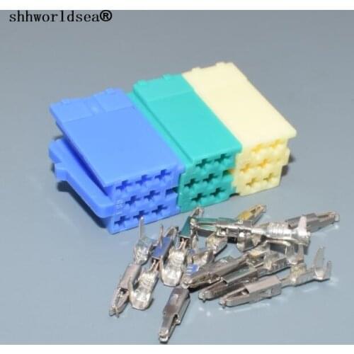 Shhworldsea 20pin car audio plug automobile audio connector 4A0972643 4A0972643A 4A0972643B 4A0 972 643 A 4A0 972 643 B for vw