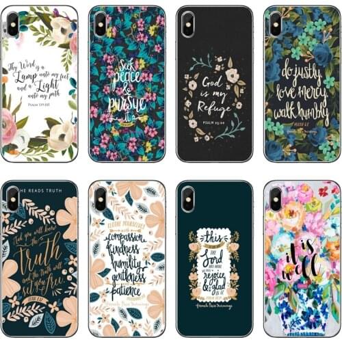 Bible Jesus Christ Christian Verse phone Case For Huawei P30 P20 Pro P10 P9 P8 Lite Y5 Y6 Y7 Y9 P Smart Plus 2018 2019