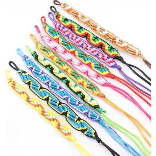Fashion 30pcs/Lot Handmade Bohemia Ethnic Cuff Braide Cotton Rope Multicolor Bracelet For Men Women Love Friendship Bracelets