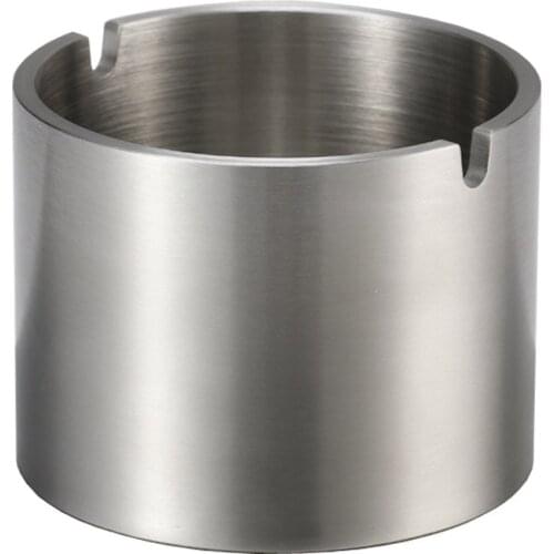 Designer ashtrays Metal ashtray Smokeless ashtray gift for boyfriend Stainless steel#304 Ashtray large with lid creative