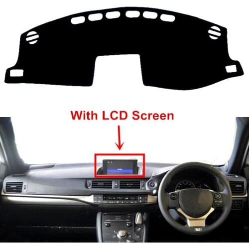 For Lexus CT200h F Sport 2011-2018 2019 DashMat Dash Dashboard Cover Mat Pad Sun Shade Instrument Carpet Car Styling Accessories