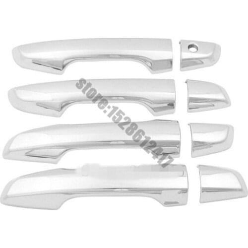 ABS Chrome Door Handle Cover Trim 8PCS/SET Not Smart Handle Car styling For Honda CRV CR-V 2017-2021 Car accessories