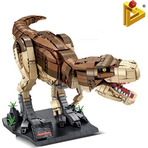 IDEAS Dinosaur Toys Jurassic Park T-Rex Dinosaur World Building Blocks Creator Deformed Dinosaur Bricks Sets Boy Toy Kids Gifts