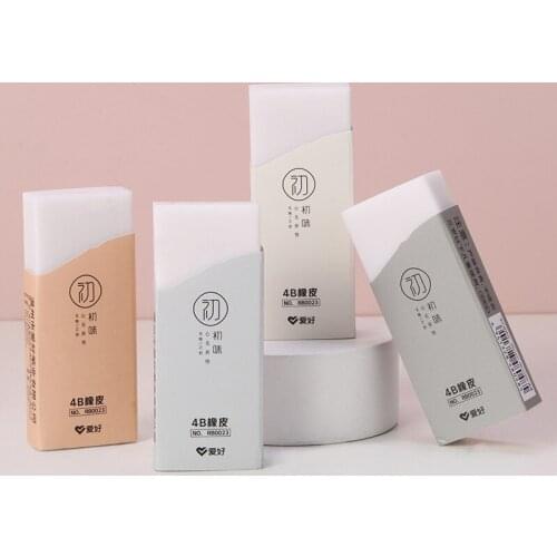 4B Eraser Korean Stationery Cut Erasers Novelty Cute Erasers for Kids Creative Student Eraser School Supplies Stationery