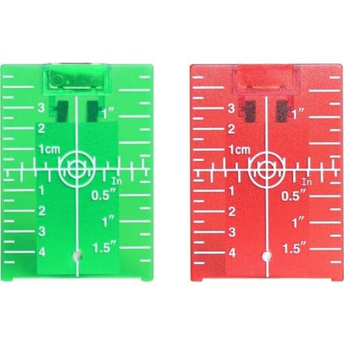 Green Red Magnetic Laser Target Card Plate Laser Level Tool Rotary Cross Line Laser Level Horizontal Vertical Multiusos