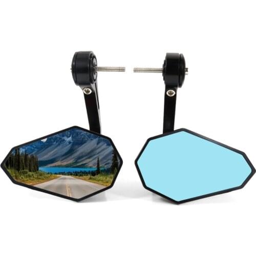 Motorcycle CNC Rear View Side Mirror Handle Bar End Mirrors Fit For KAWASAKI Ninja 300 Ninja 650R ER-6f ER6n ZX-6R ZX-10R Z1000