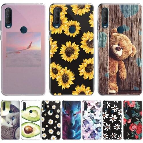 Soft Phone Case For Alcatel 1S 2020 6.22-inch Fashionable Pattern TPU Silicon Cover For Alcatel 1C 2019 Flower Pattern Soft Case
