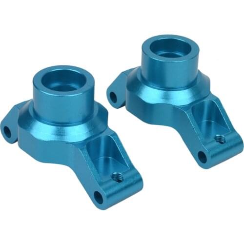 2PCS Blue Aluminum Alloy Rear Upright Knuckle Arms Set for Tamiya TT02 Upgrade Parts