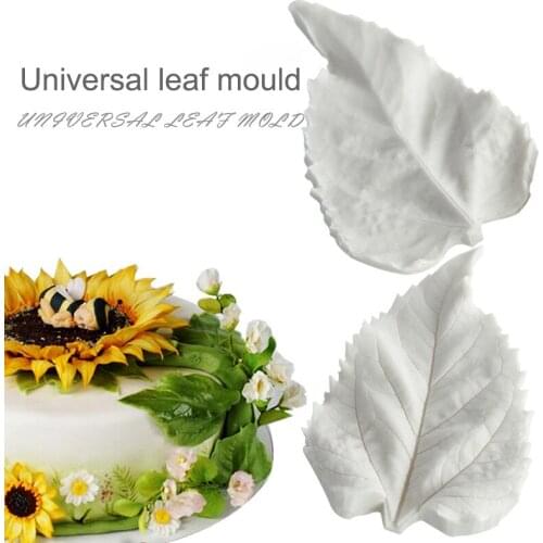 New Leaf Shape Silicone Fondant Mold Rose Leaves Cake Decorating Tool Flowers Making Tool Gumpaste Mould DIY Cake Silicone Mold