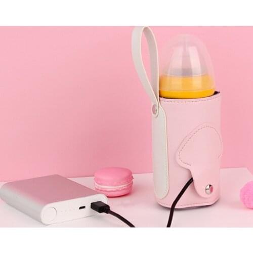 Protable Baby Nursing Bottle Heater Stroller Travel Heating Insulated Bag Holder 5V​​/1A USB Milk Water Warmer