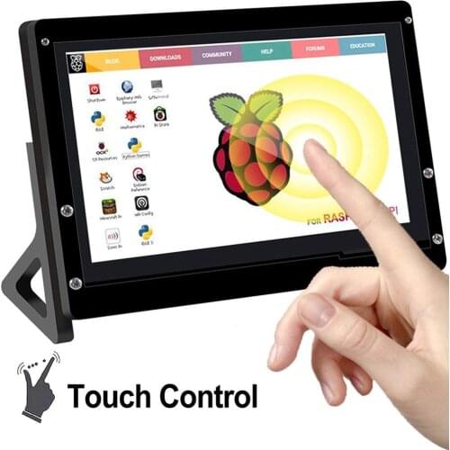 Screen 7" Touch Raspberry Pi Monitor Module 7 inch IPS Display Portable Touchscreen Computer 1024X600 Game Monitor for Pi