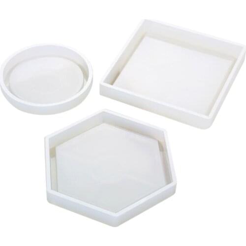 Silicone Mold Pen Holder Container Storage DIY Epoxy Resin Flower Heart Shape Crafts Desk Decoration Jewelry Making Molds