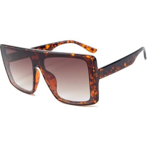 2019 Vintage Oversize Sunglasses Women Onepiece Square Eyeglasses for Men Outdoor Club UV400 Frame Shades Oculos Gafas 2121DF