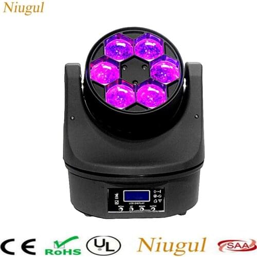 6X15W LED Bee Eye Beam Moving Head Light/RGBW100W Ultimate Rotate Beam Effect Stage Lights/Hawk Eye Beam Wash DJ Stage Lighting
