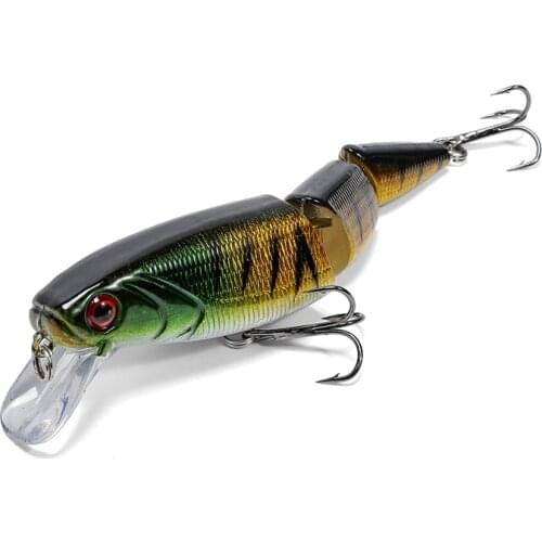 2020 11.5Cm 15G Trout Minnow Sinking Jointed Wobblers Crankbaits Fishing Lures Pike Fishing Lure Sinking Wobblers Crankbaits