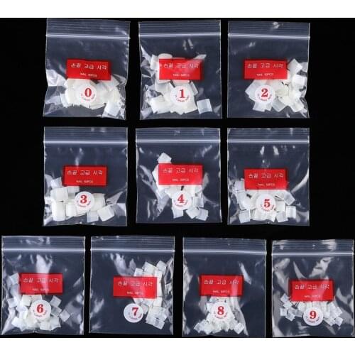 500Pcs Half-Cover Short False Nail French-False Fake Artificial Nails Tips Acrylic Professional Nail Art Decor French Tips