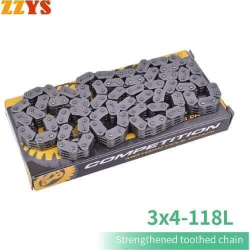 3x4 118L 118 Link Motorcycle Timing Chain For Honda VT600 VT600C CD Shadow VLX Deluxe VT750 VT750C VT750C2 Shadow ACE VT 750 600